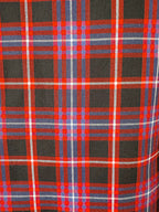 The Vampire's Wife The Wilma Red Tartan Plaid Check Print Shift Dress
