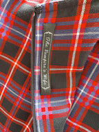 The Vampire's Wife The Wilma Red Tartan Plaid Check Print Shift Dress
