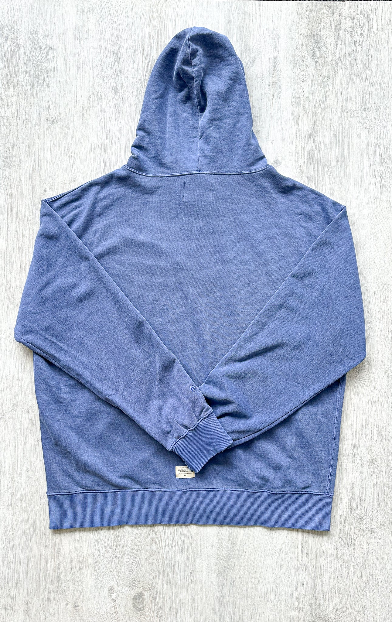 Nigel Cabourn Embroidered Broad Arrow Zip Hoody in Blue - House Of Huntington