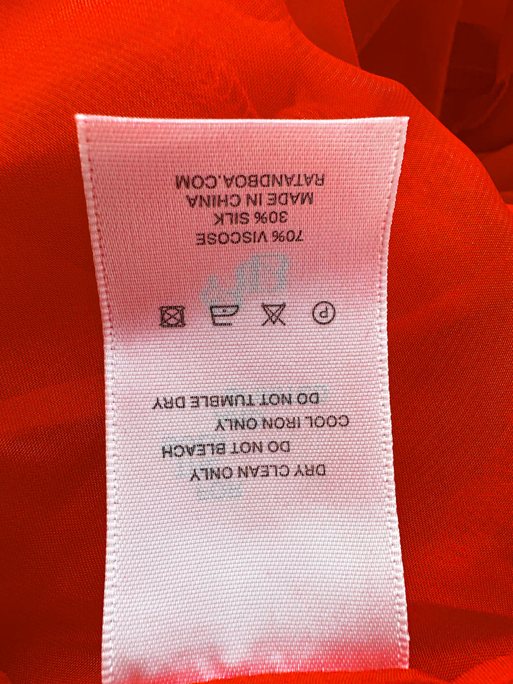 Rat and Boa Red Cecelia Silk Chiffon Maxi Dress