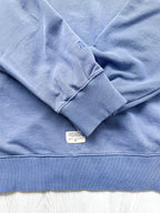 Nigel Cabourn Embroidered Broad Arrow Zip Hoody in Blue - House Of Huntington