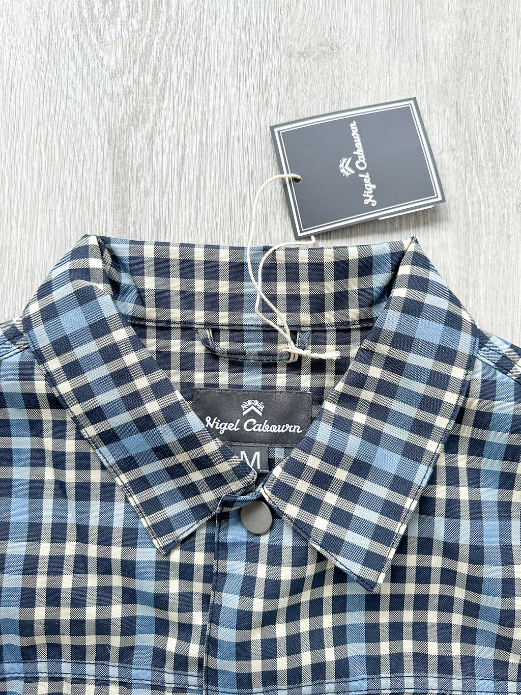 Nigel Cabourn Japanese S Type 1 Jacket Blue Checked - House Of Huntington