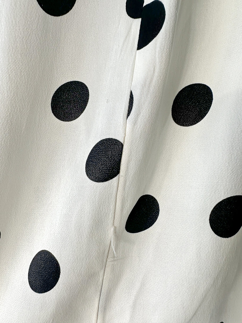 Rat and Boa Rodeo White Perla Polka Dot Plunge Neck Mini Dress