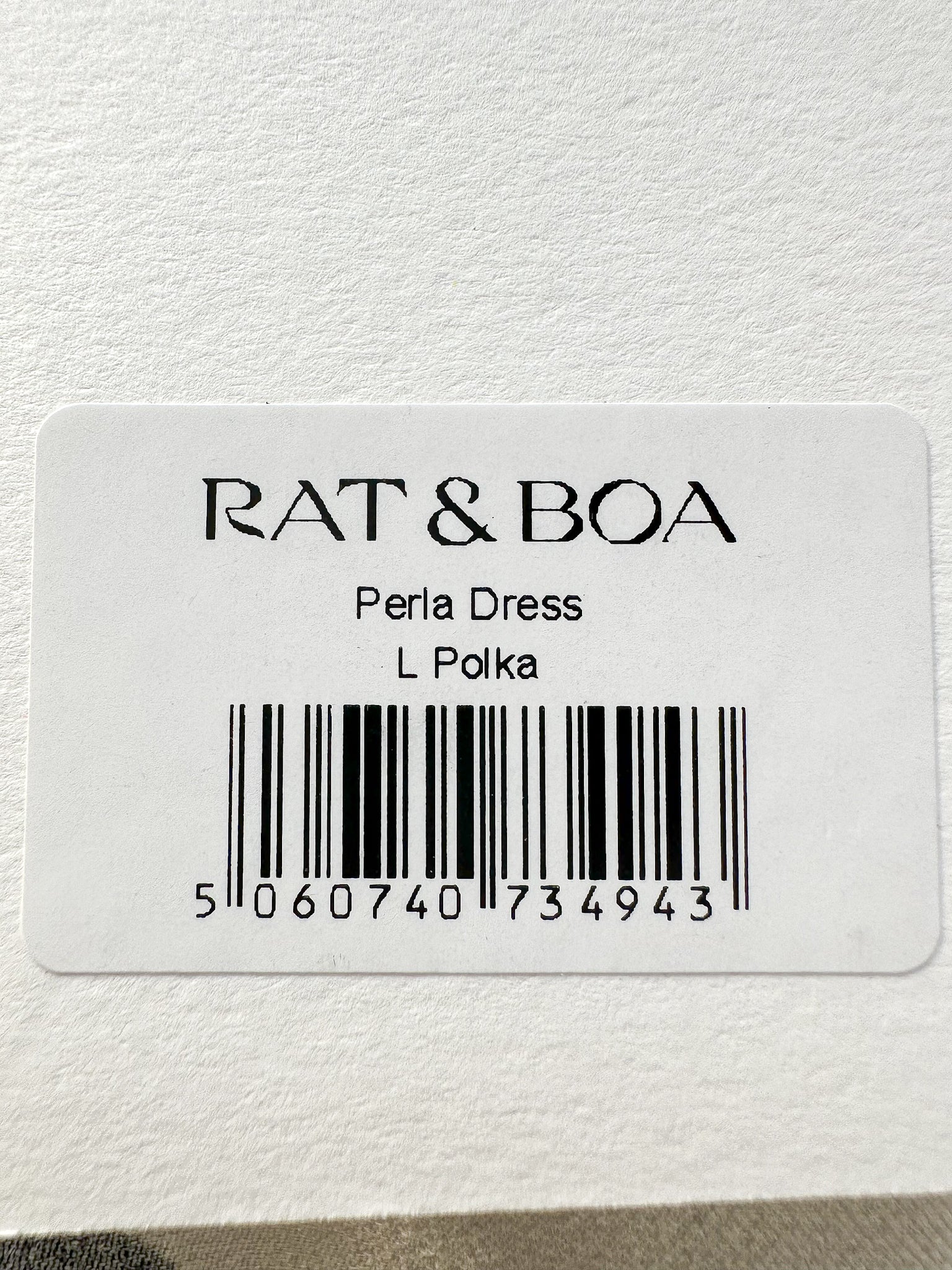 Rat and Boa Rodeo White Perla Polka Dot Plunge Neck Mini Dress