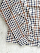 Nigel Cabourn Japanese S Type 1 Jacket Beige Checked - House Of Huntington