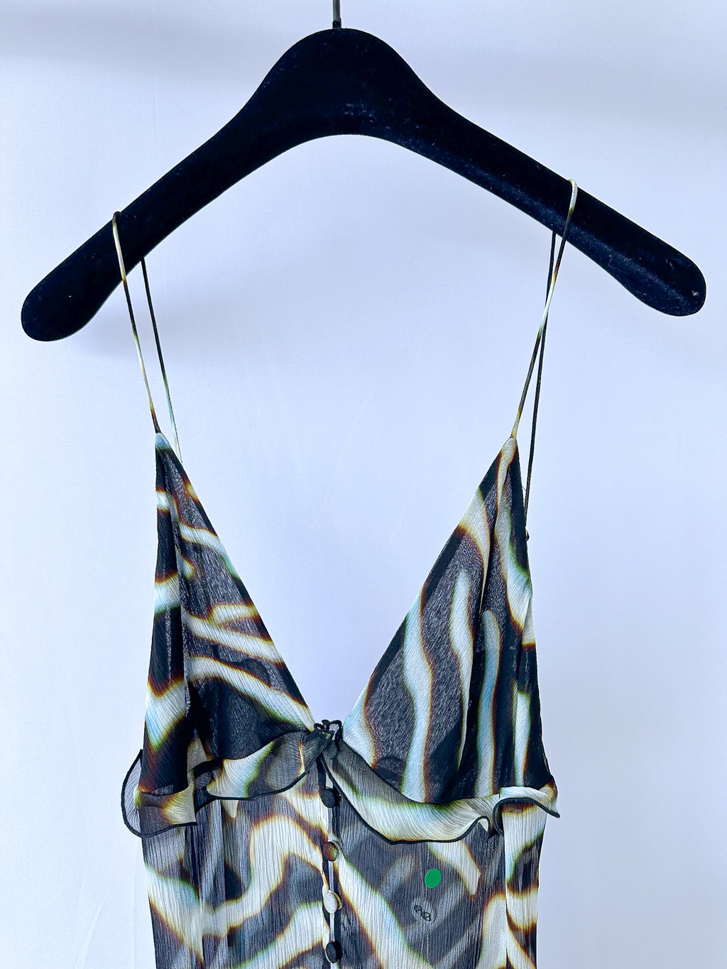 Rat and Boa – Astra – Chiffon-Tunika-Maxikleid mit Animalprint