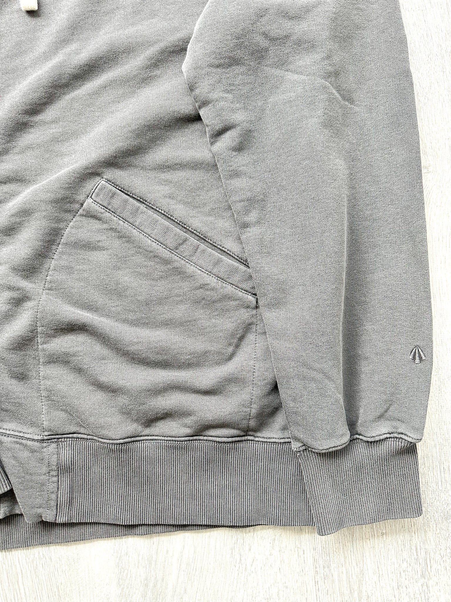 Nigel Cabourn Black Embroidered Arrow Zip Hoodie Jacket - House Of Huntington