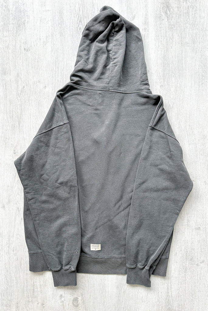Nigel Cabourn Black Embroidered Arrow Zip Hoodie Jacket