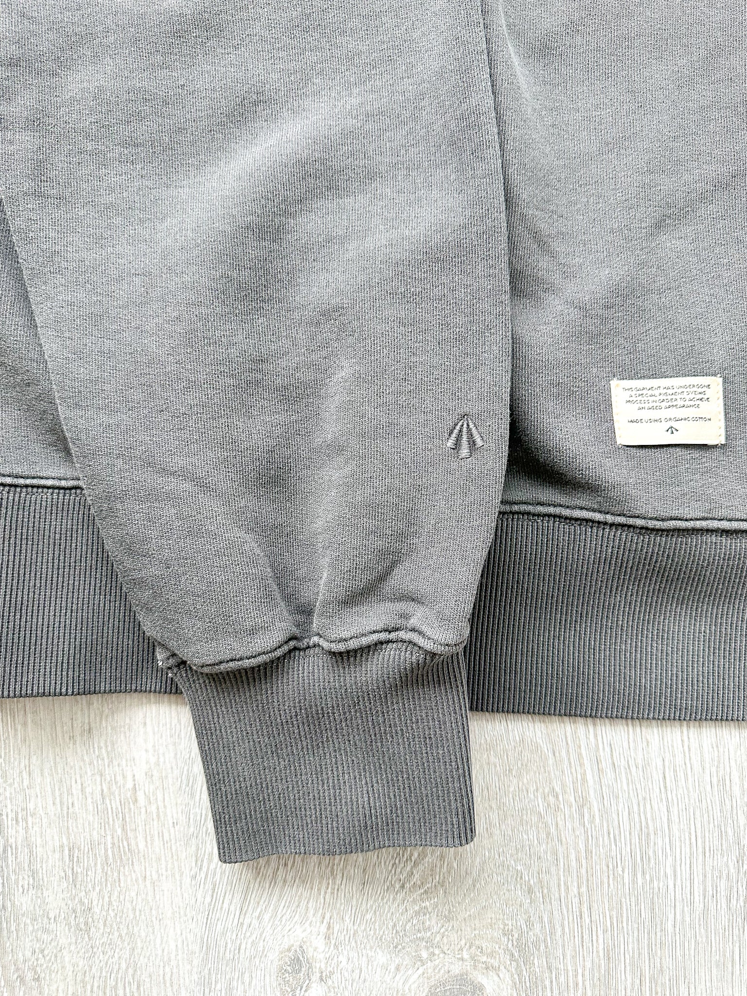 Nigel Cabourn Black Embroidered Arrow Zip Hoodie Jacket - House Of Huntington