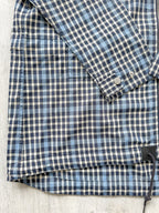 Nigel Cabourn Smock Jacket Blue Checked Blue - House Of Huntington