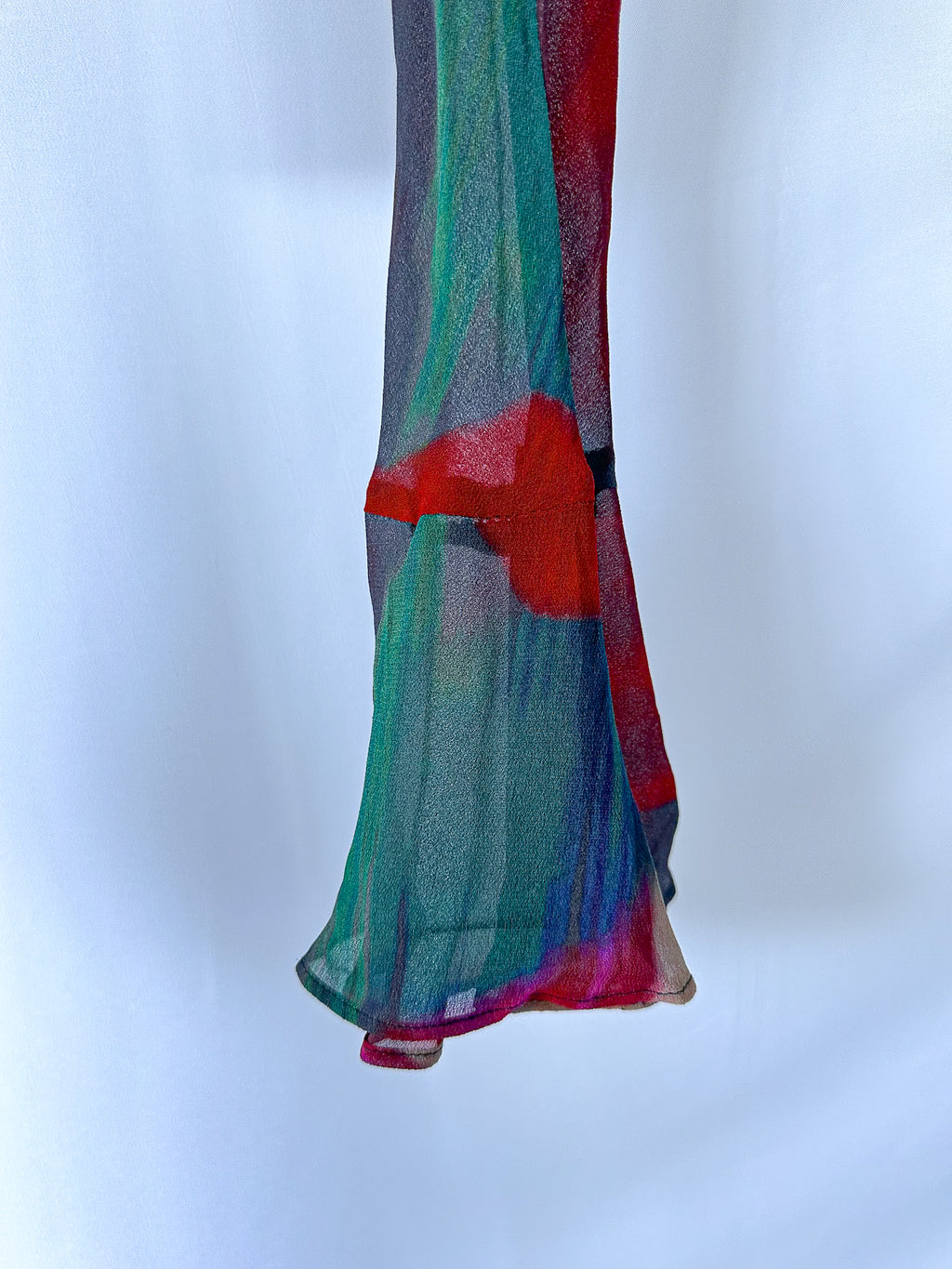 Rat and Boa Gemini Poppy Print Sheer Wrap Top