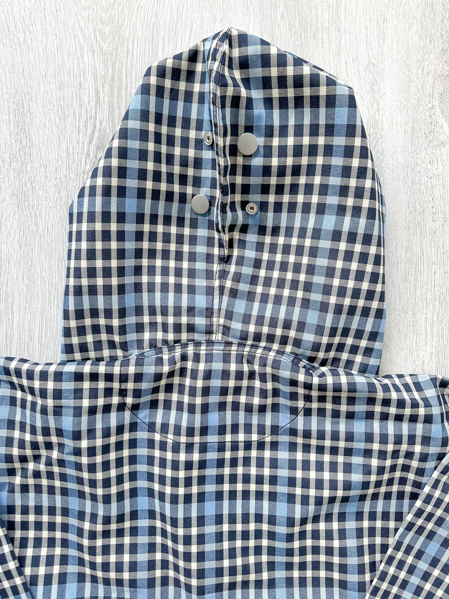 Nigel Cabourn Smock Jacket Blue Checked Blue - House Of Huntington