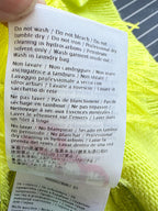 Valentino Garavani Lime Green Feather Trim Jumper