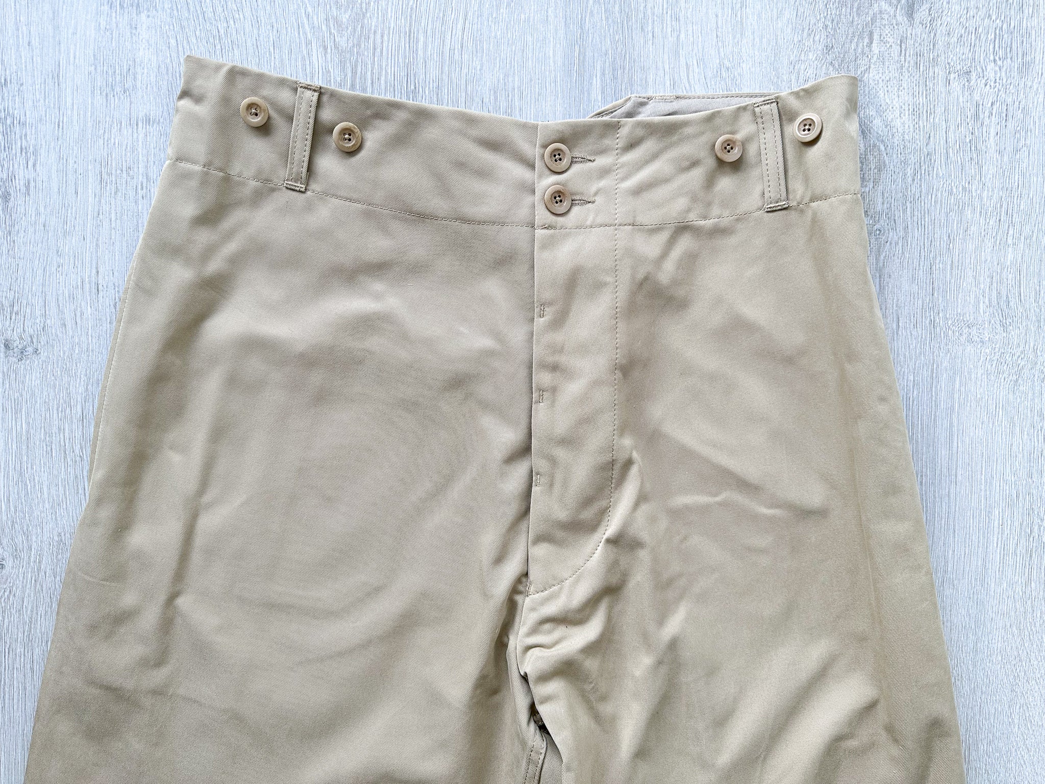 Nigel Cabourn P-6 Farm Pant Twill Cotton in Beige - House Of Huntington