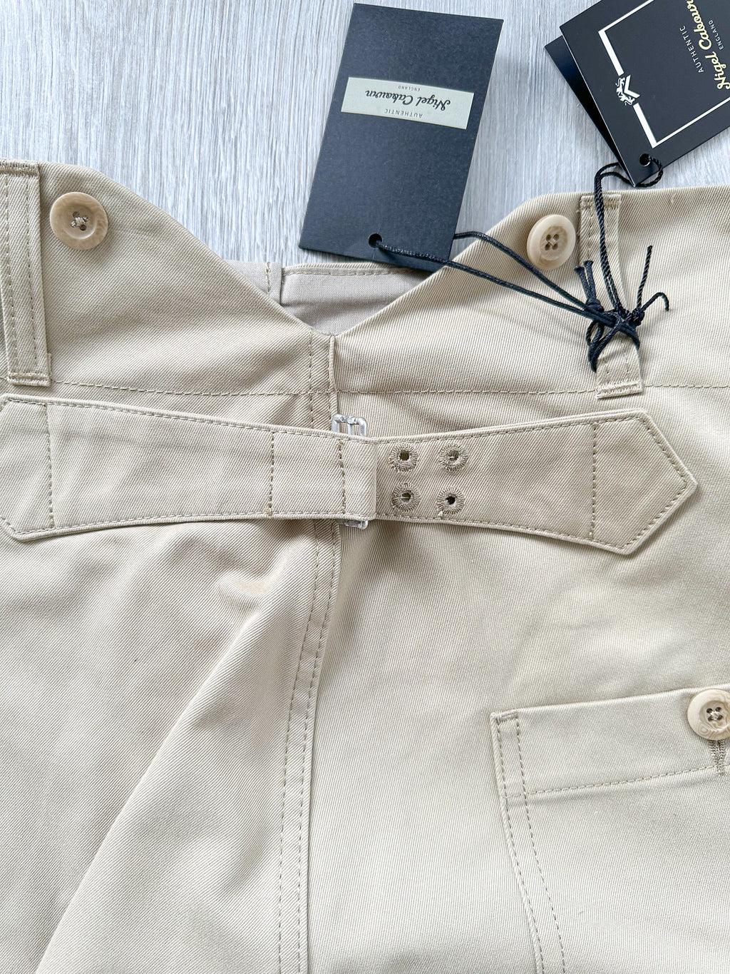 Nigel Cabourn P-6 Farm Pant Twill Cotton in Beige - House Of Huntington