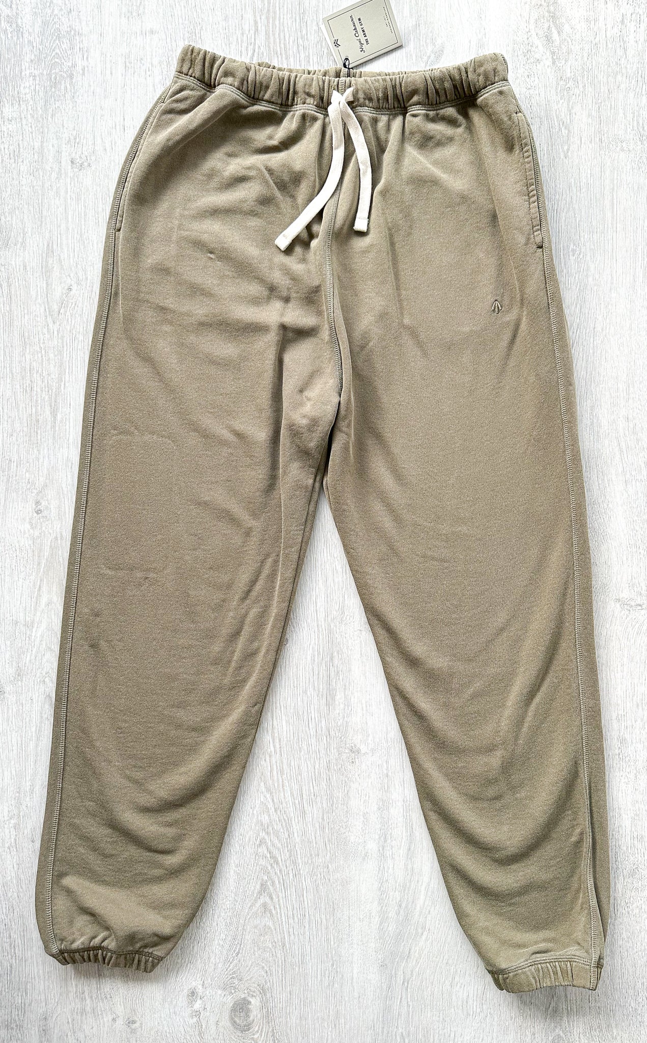 Nigel Cabourn Sweatpants Jogging Bottom USMC Green - House Of Huntington