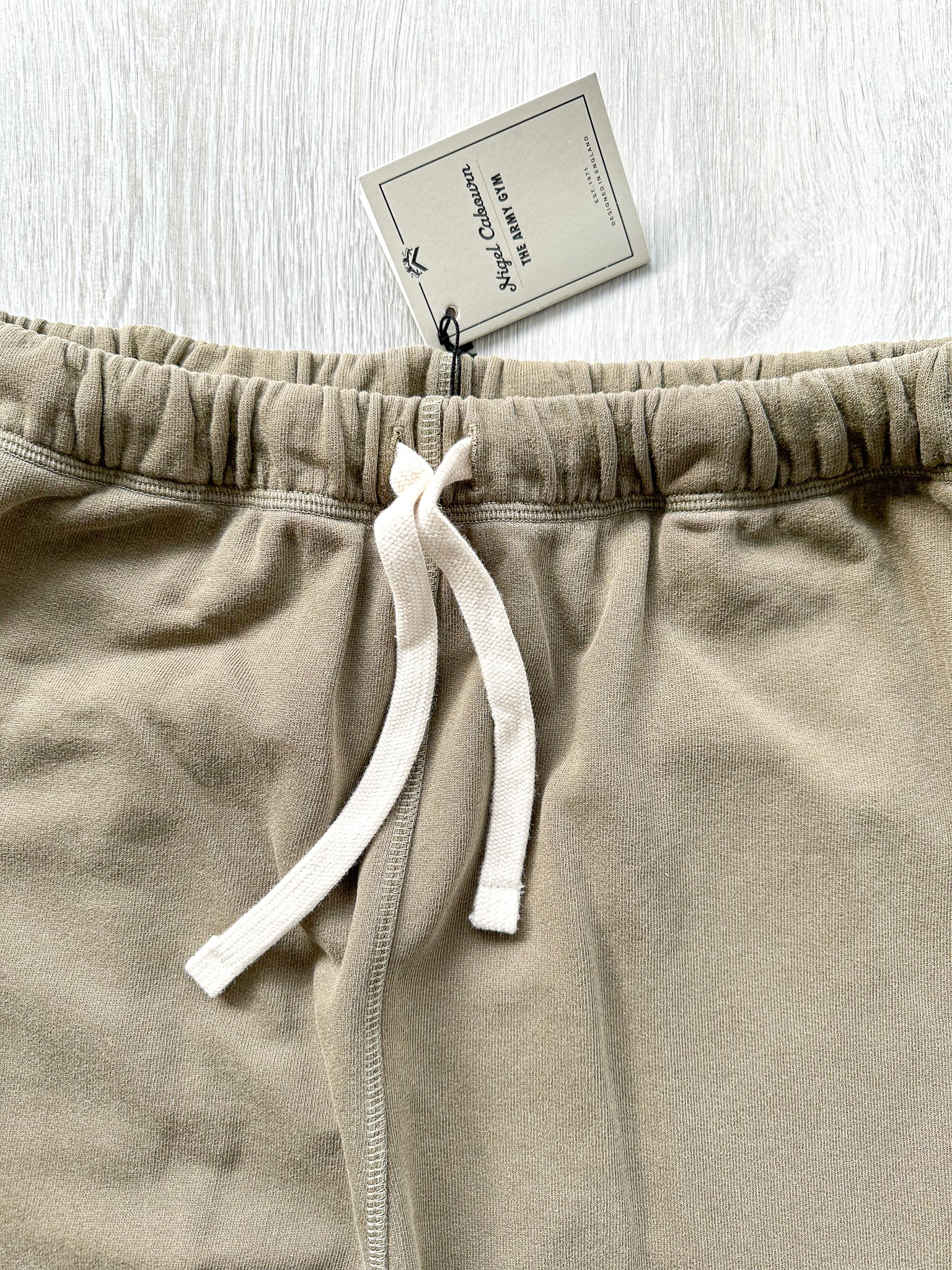 Nigel Cabourn Sweatpants Jogging Bottom USMC Green - House Of Huntington