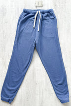 Nigel Cabourn Sweatpants Denim Blue Jogging Bottom - House Of Huntington