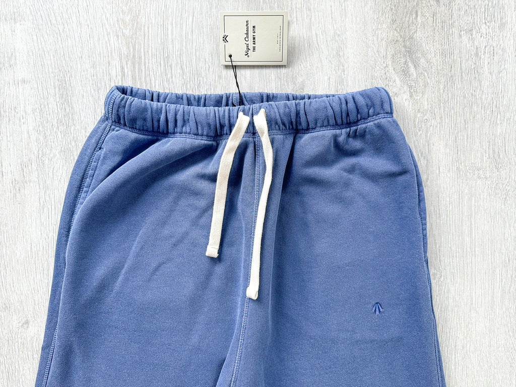 Nigel Cabourn Sweatpants Denim Blue Jogging Bottom - House Of Huntington