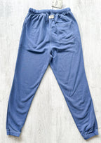 Nigel Cabourn Sweatpants Denim Blue Jogging Bottom - House Of Huntington