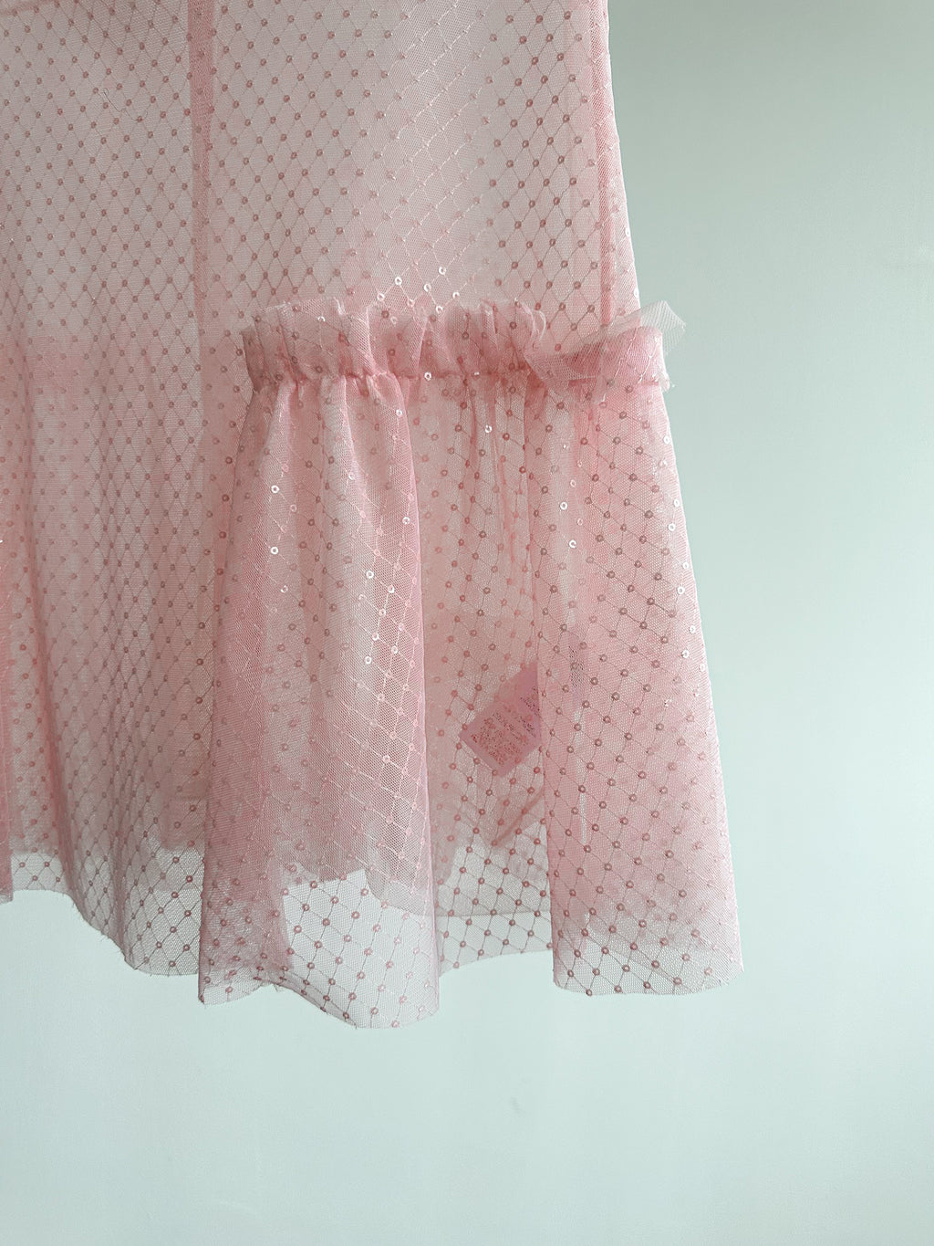 The Vampire's Wife The Fairy Goddess Pink Embellished Tulle Mini Dress - House Of Huntington