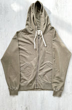 Nigel Cabourn USMC Green Embroidered Arrow Zip Hoodie Jacket - House Of Huntington