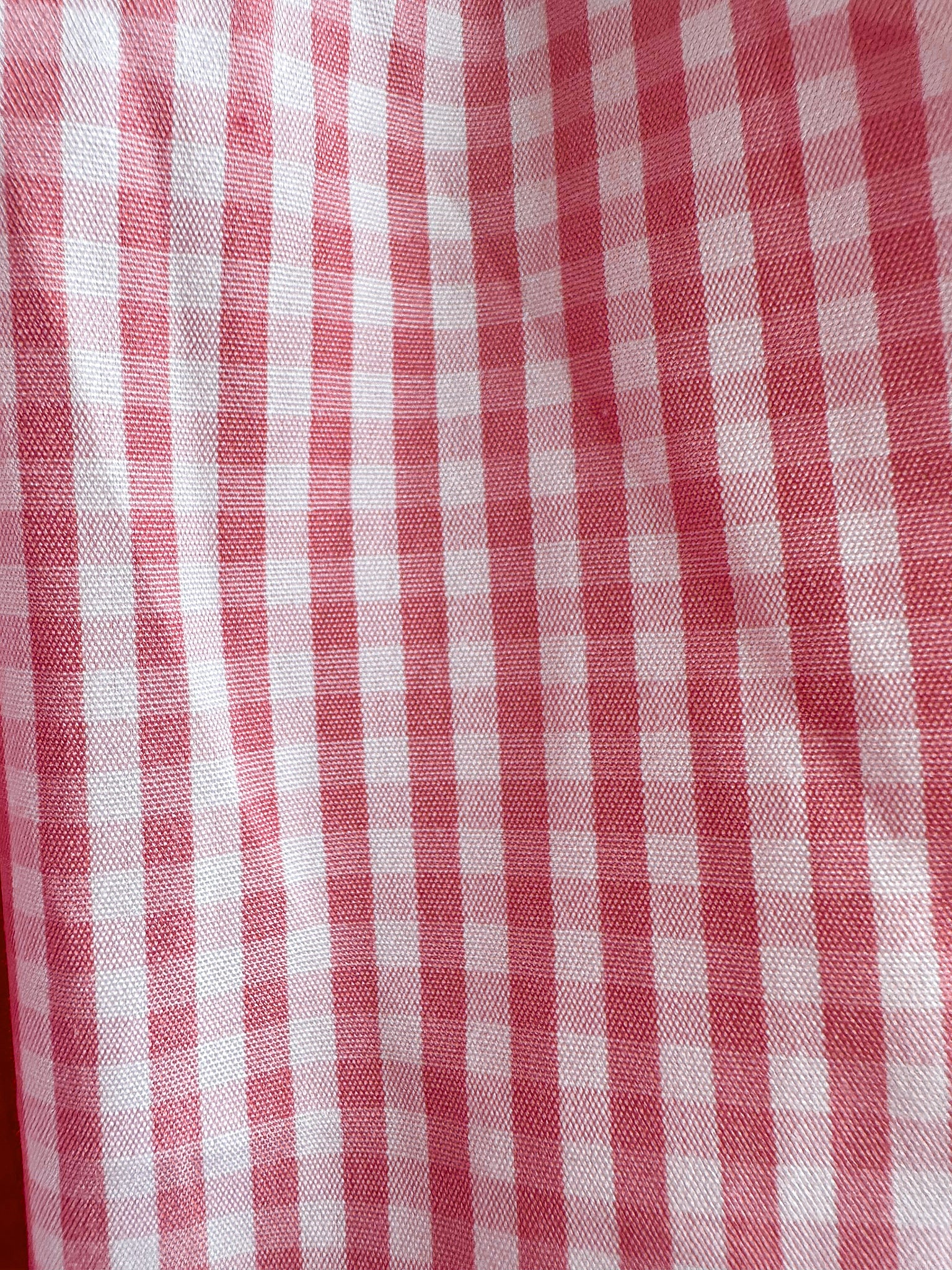 The Vampire's Wife The Straw Girl Pink White Gingham Check Mini Dress - House Of Huntington