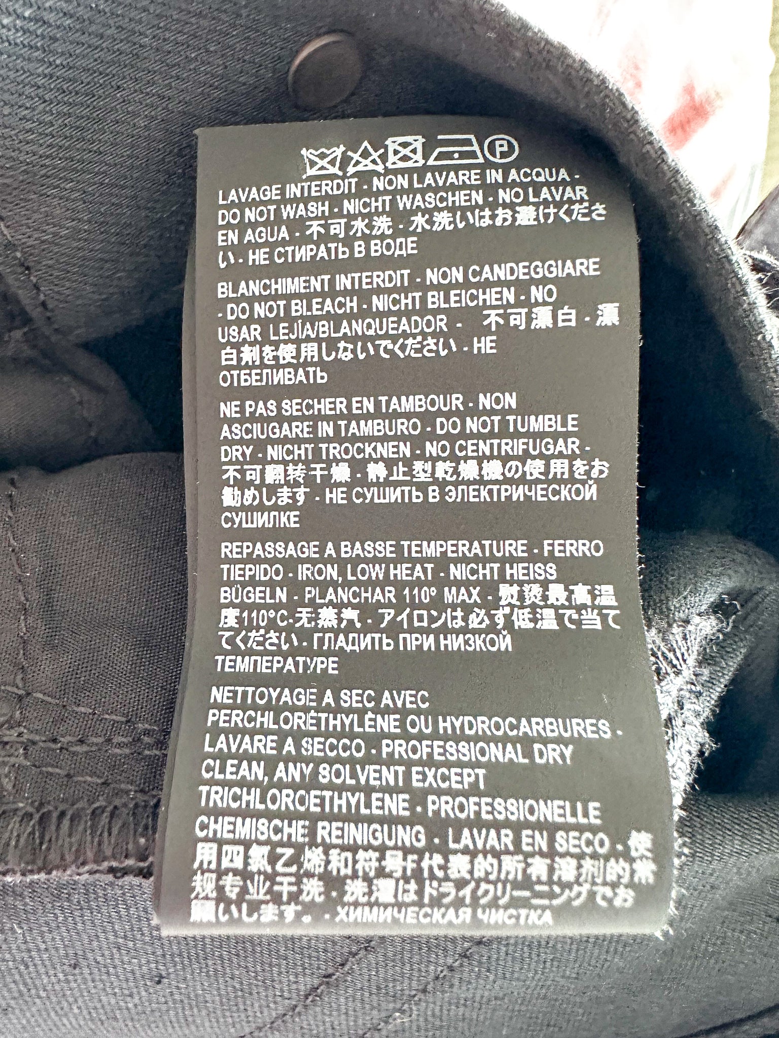 Saint Laurent Black Denim Cut Off Shorts