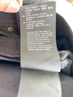 Saint Laurent Black Denim Cut Off Shorts