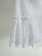 The Vampire's Wife The Fairy Goddess White Embellished Tulle Mini Dress - House Of Huntington