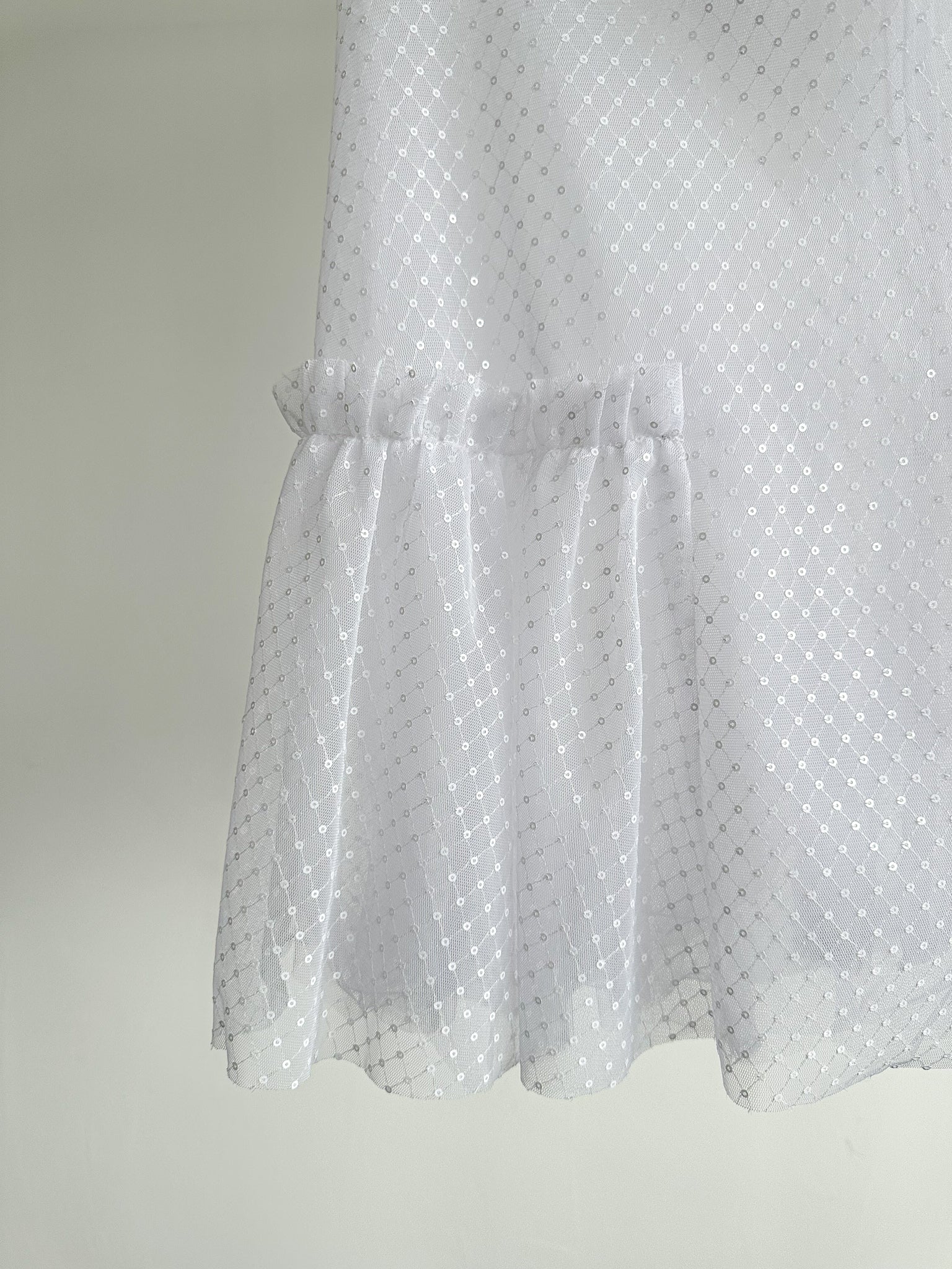 The Vampire's Wife The Fairy Goddess White Embellished Tulle Mini Dress - House Of Huntington