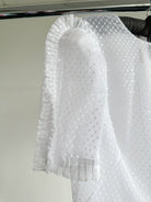 The Vampire's Wife The Fairy Goddess White Embellished Tulle Mini Dress - House Of Huntington