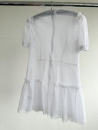 The Vampire's Wife The Fairy Goddess White Embellished Tulle Mini Dress - House Of Huntington