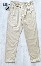 Nigel Cabourn Chino Beige P-2 Slim Tapered Drill Pants Trousers - House Of Huntington