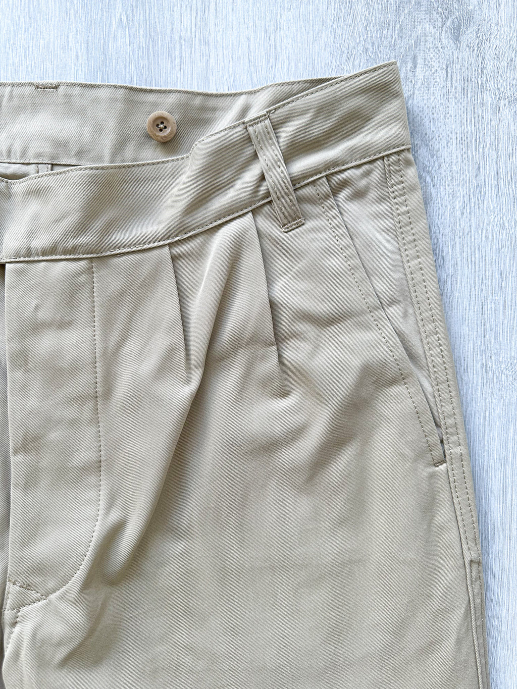 Nigel Cabourn Chino Beige P-2 Slim Tapered Drill Pants Trousers - House Of Huntington