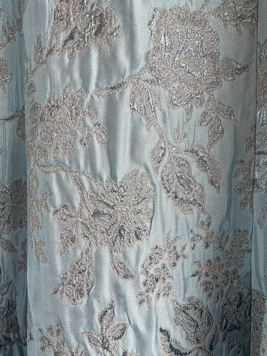 The Vampire's Wife Blue Glinda Floral Brocade - House Of Huntington