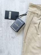 Nigel Cabourn Chino Beige P-2 Slim Tapered Drill Pants Trousers - House Of Huntington