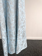The Vampire's Wife Blue Glinda Floral Brocade - House Of Huntington