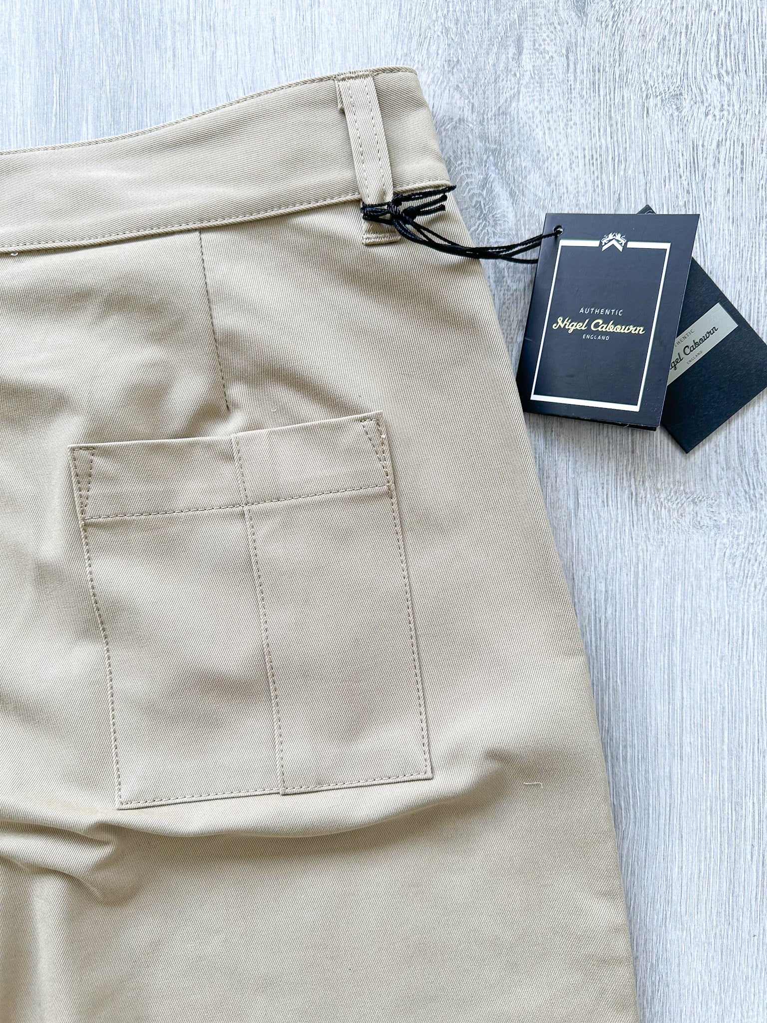 Nigel Cabourn Chino Beige P-2 Slim Tapered Drill Pants Trousers - House Of Huntington
