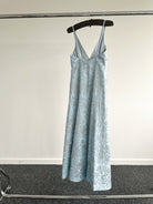 The Vampire's Wife Blue Glinda Floral Brocade - House Of Huntington