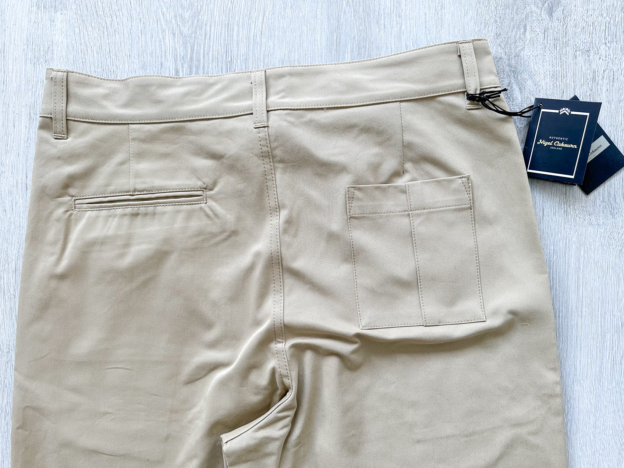 Nigel Cabourn Chino Beige P-2 Slim Tapered Drill Pants Trousers - House Of Huntington