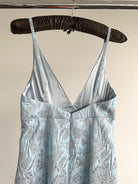 The Vampire's Wife Blue Glinda Floral Brocade - House Of Huntington