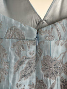 The Vampire's Wife Blue Glinda Floral Brocade - House Of Huntington