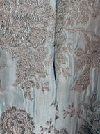 The Vampire's Wife Blue Glinda Floral Brocade - House Of Huntington