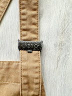 Nigel Cabourn Lybro Cotton Canvas Dungarees In Tan - House Of Huntington
