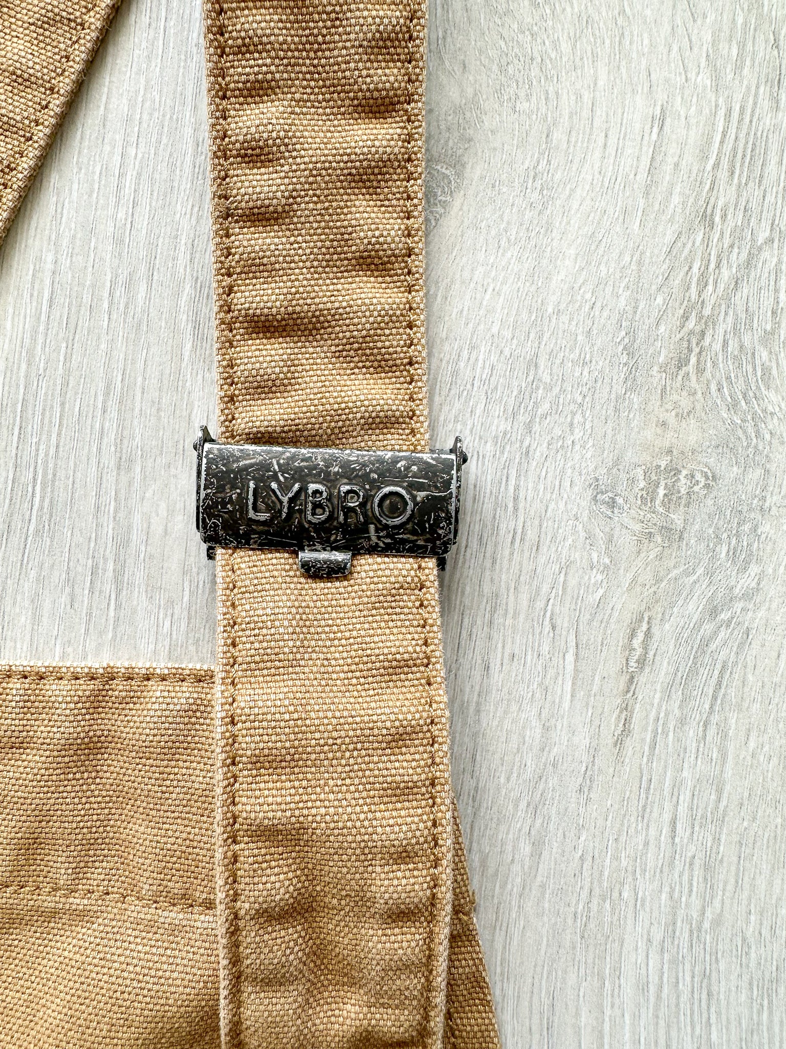 Nigel Cabourn Lybro Cotton Canvas Dungarees In Tan - House Of Huntington