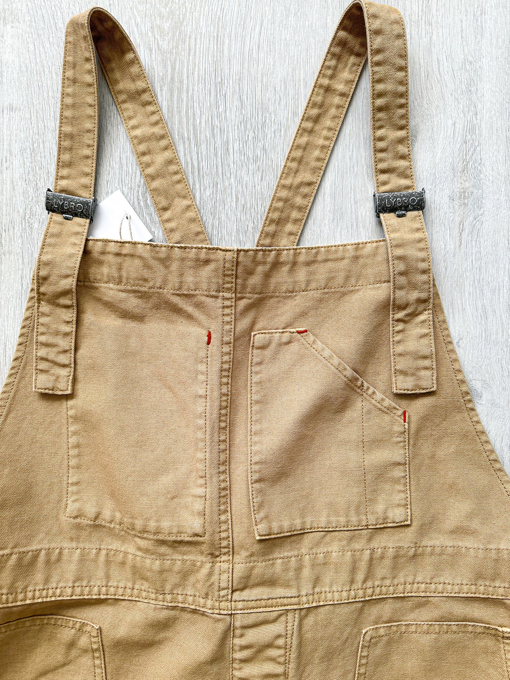 Nigel Cabourn Lybro Cotton Canvas Dungarees In Tan - House Of Huntington