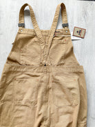Nigel Cabourn Lybro Cotton Canvas Dungarees In Tan - House Of Huntington