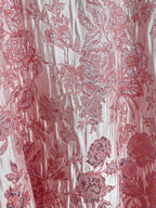 The Vampire's Wife Pink Glinda Floral Brocade - House Of Huntington