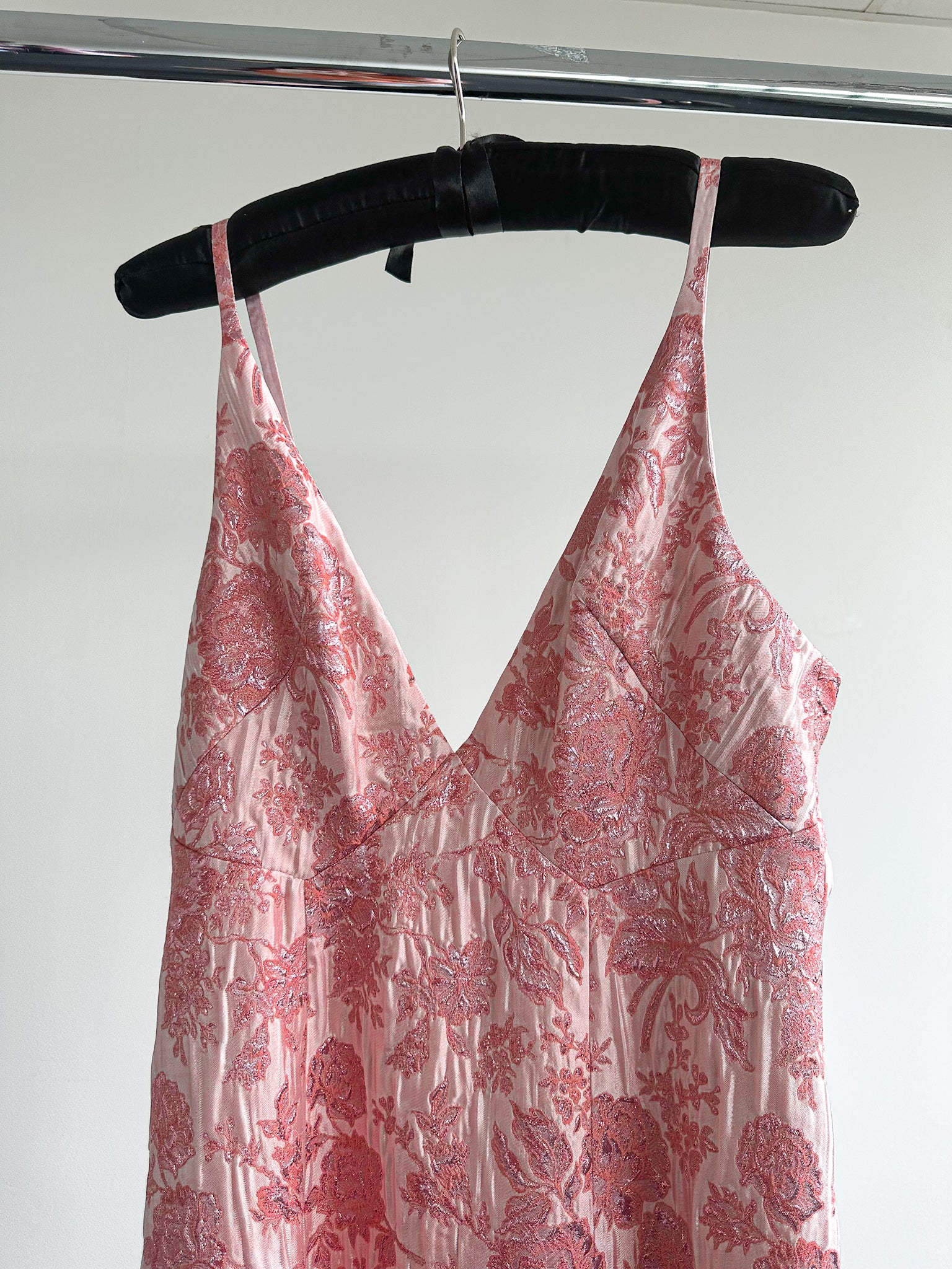 The Vampire's Wife Pink Glinda Floral Brocade - House Of Huntington